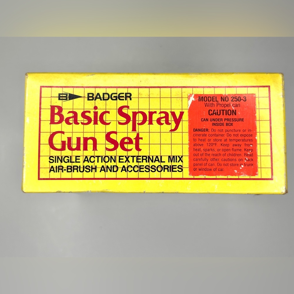 Badger Basic Spray Gun Set NIB - Picture 6 of 6